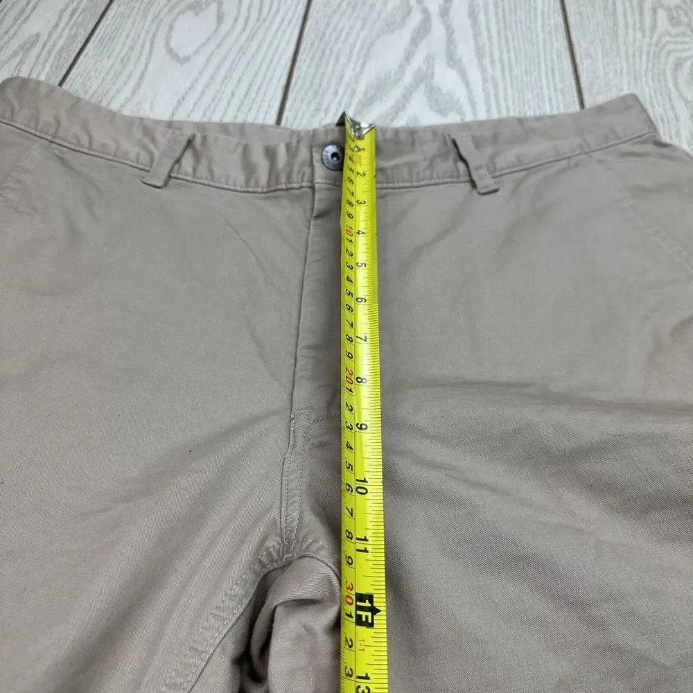Men's North Face Khaki Pants Size 38 Beige Cotton‎ Blend
